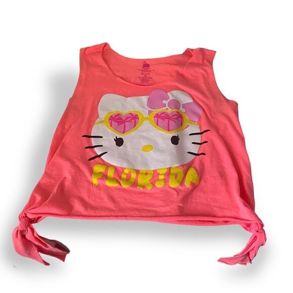 Sanrio Hello Kitty Summer Florida Tank Top Ties on side - Picture 1 of 4
